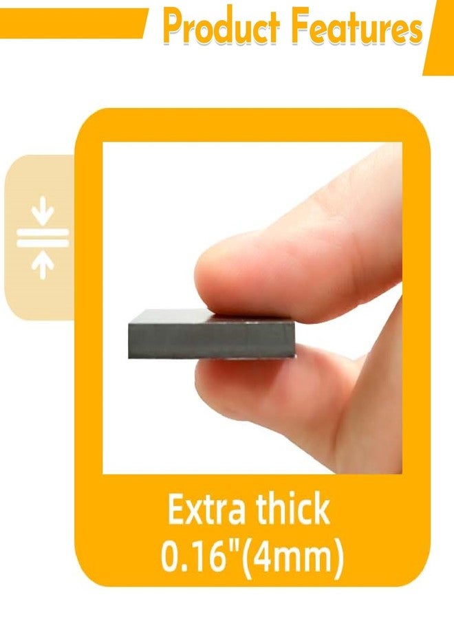 CHUNNIAO Paired Magnets with Adhesive Backing,Small Square 1",Strong Thick Magnet Tape,Matched Sticky Magnetic Sticker(36 Pieces=18 Pairs),Thickness 0.16" - Image 3